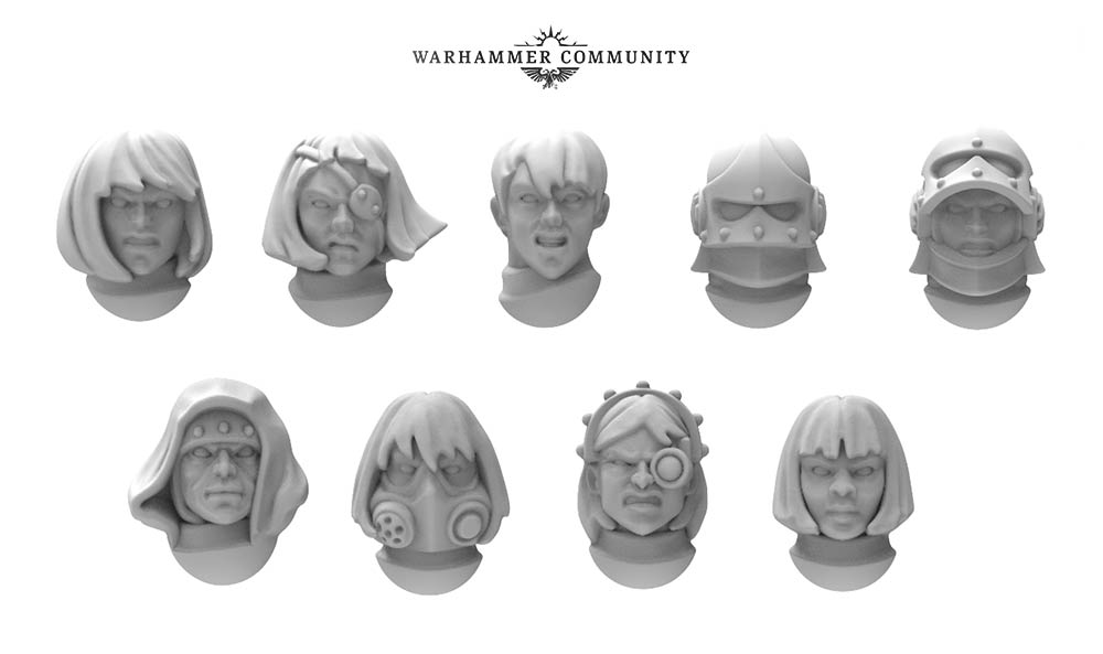 New helmets for the Adeptus Sororitas from the NOVA Open 2018